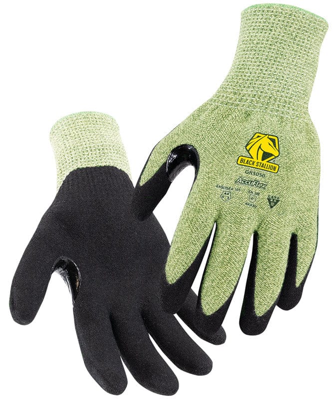 Black Stallion Gloves Black Stallion AccuFlex A4 Cut & AR 13g Neoprene Coated Gloves GR5050-OB