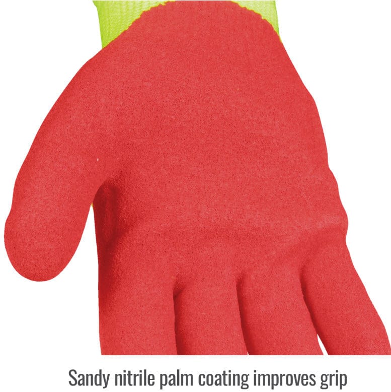 Black Stallion Gloves Black Stallion AccuFlex A6 Cut Resistant Hi-Vis Gloves GR5030