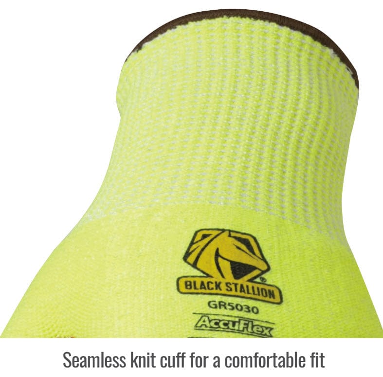 Black Stallion Gloves Black Stallion AccuFlex A6 Cut Resistant Hi-Vis Gloves GR5030
