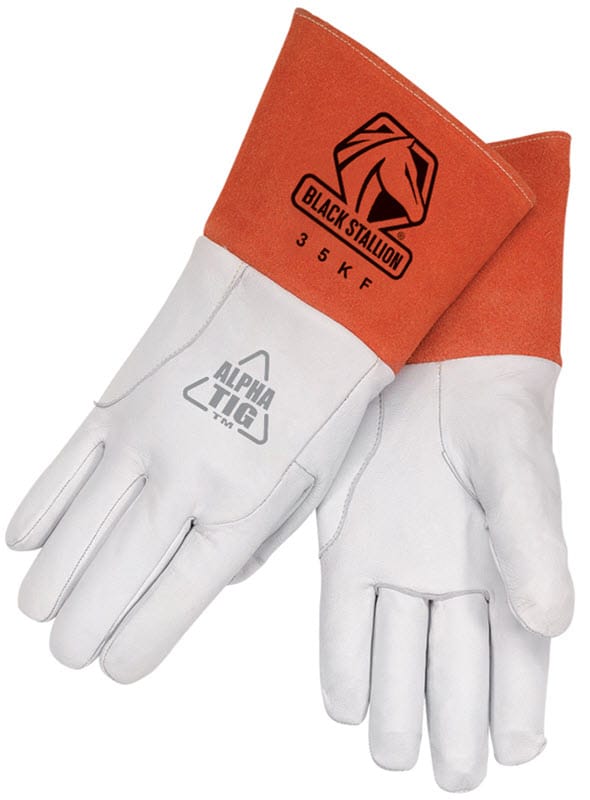 Black Stallion Gloves Black Stallion AlphaTIG Performance Kidskin Leather TIG Welding Gloves 35KF