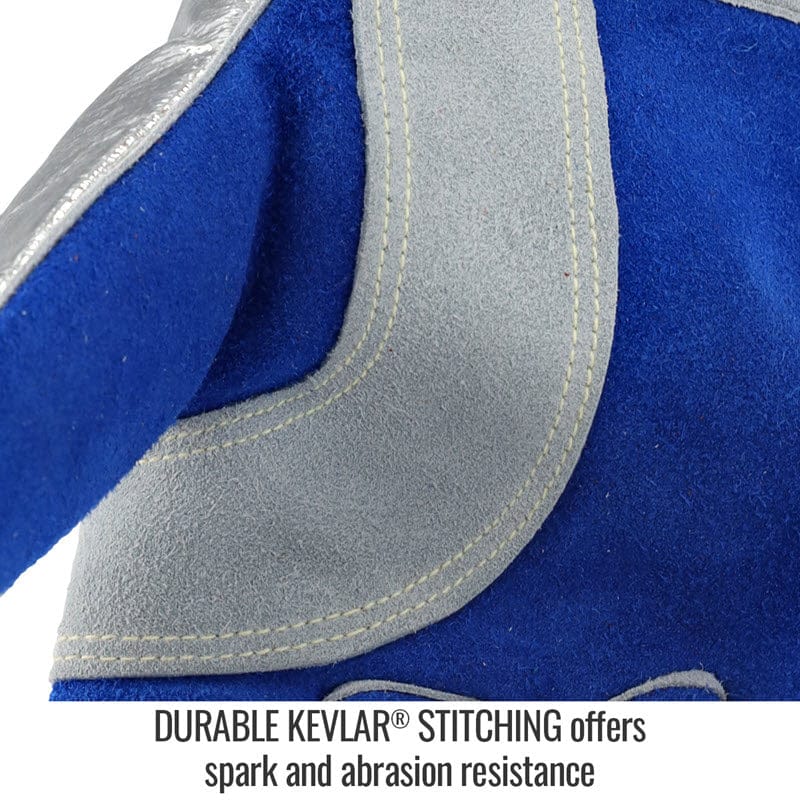 Black Stallion Gloves Black Stallion Aluminized Back Split Cowhide Welding Gloves GS4025-AB