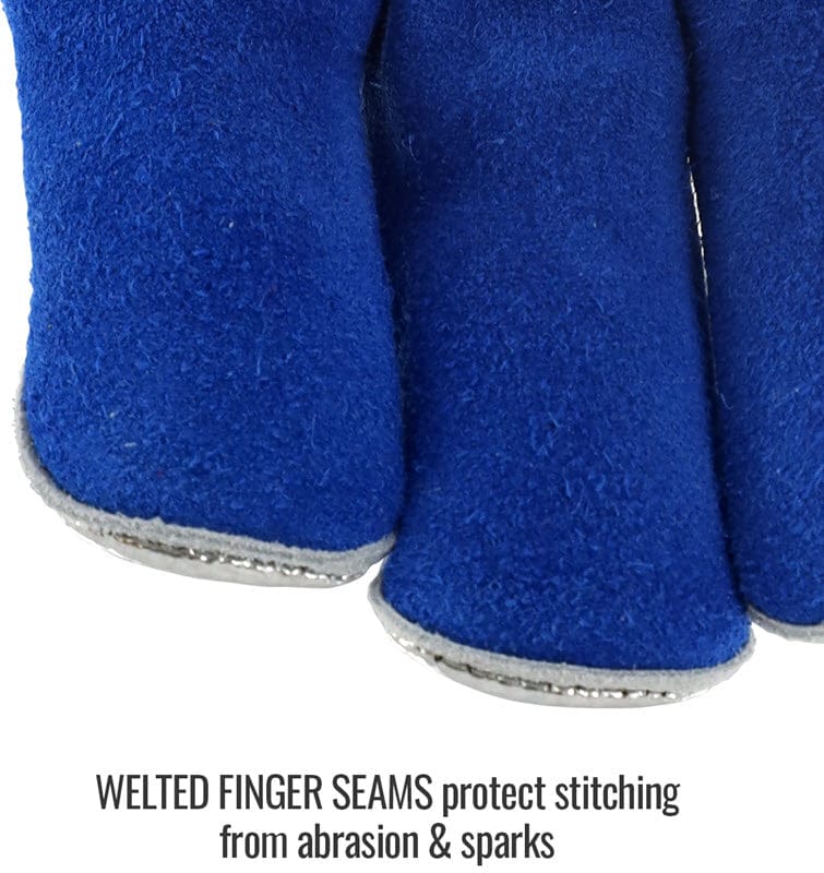 Black Stallion Gloves Black Stallion Aluminized Back Split Cowhide Welding Gloves GS4025-AB