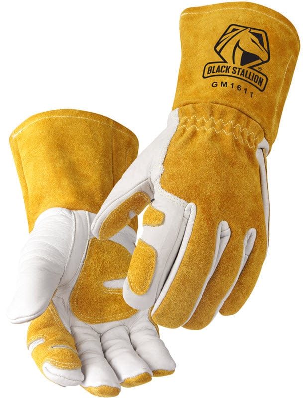 Black Stallion Gloves Black Stallion Cowhide Leather MIG Welding Gloves GM1611-WT