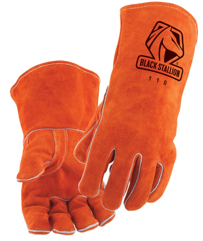 Black Stallion Gloves Black Stallion Cowhide Leather Stick Welding Gloves 110