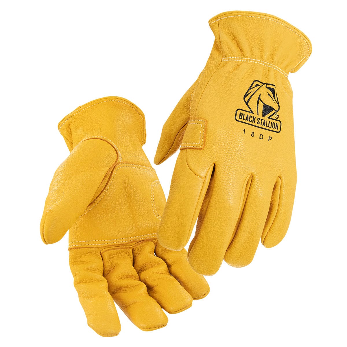 Black Stallion Gloves Black Stallion Double Palm Drivers Gloves - Grain Deerskin 18DP