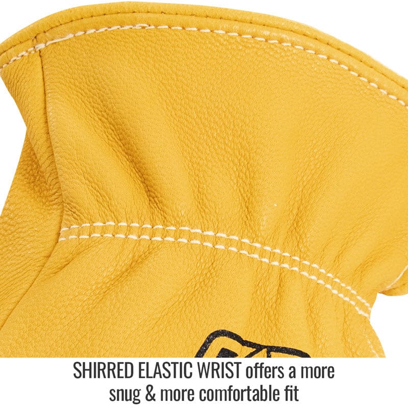 Black Stallion Gloves Black Stallion Double Palm Drivers Gloves - Grain Deerskin 18DP