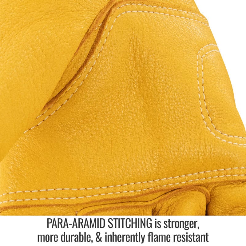 Black Stallion Gloves Black Stallion Double Palm Drivers Gloves - Grain Deerskin 18DP