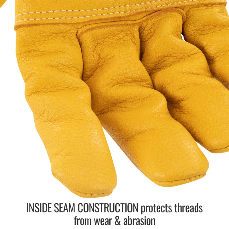 Black Stallion Gloves Black Stallion Double Palm Drivers Gloves - Grain Deerskin 18DP