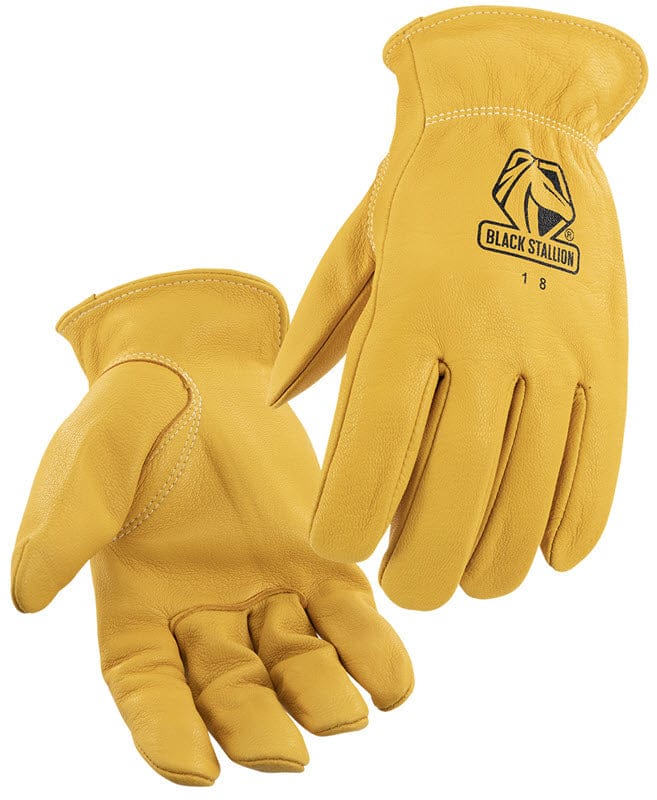 Black Stallion Gloves Black Stallion Drivers Gloves - Grain Deerskin 18