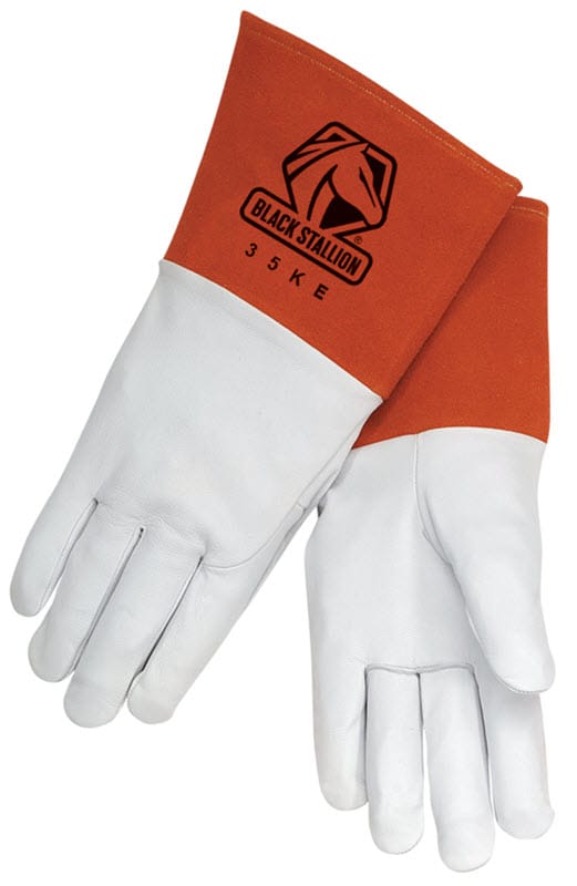 Black Stallion Economy Grain Kidskin TIG Welding Gloves 35KE