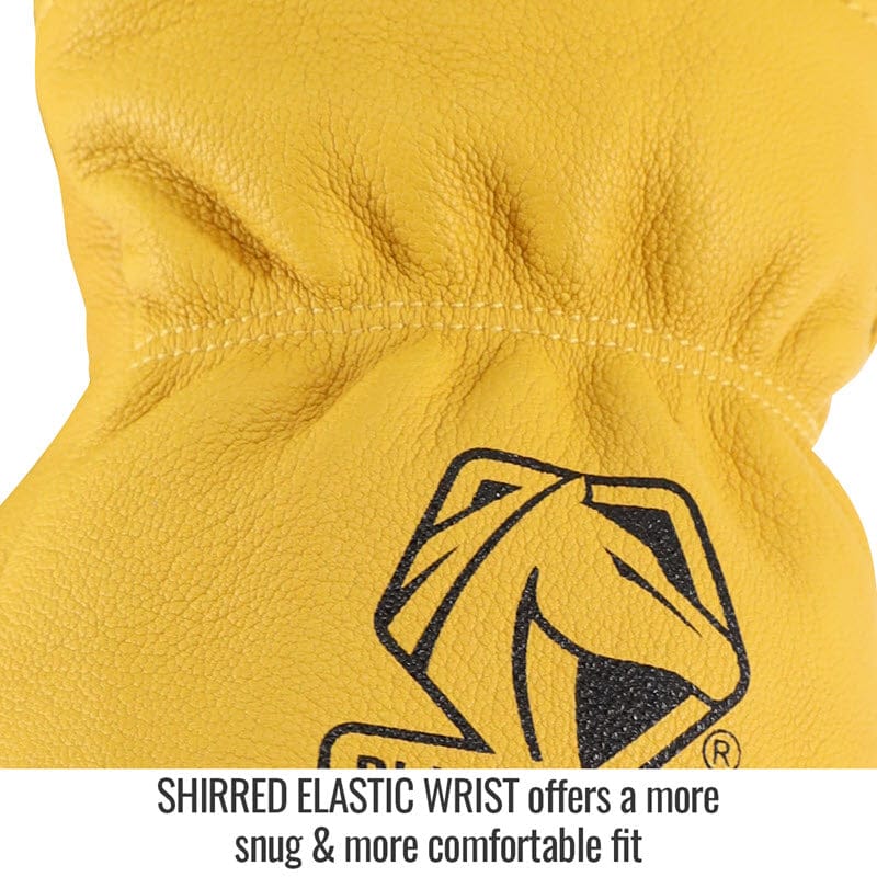 Black Stallion Gloves Black Stallion Insulated Winter Drivers Gloves - Grain Deerskin 18W