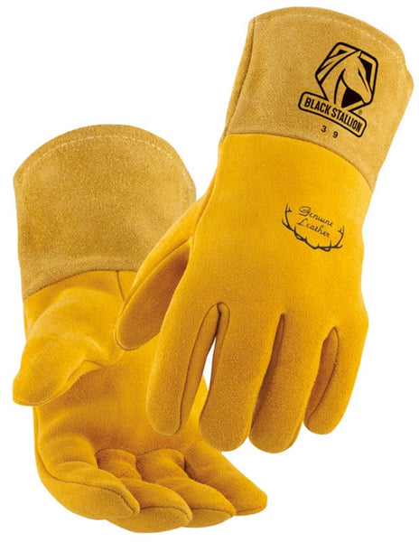 Black Stallion Welding Gloves - MightyMIG 39