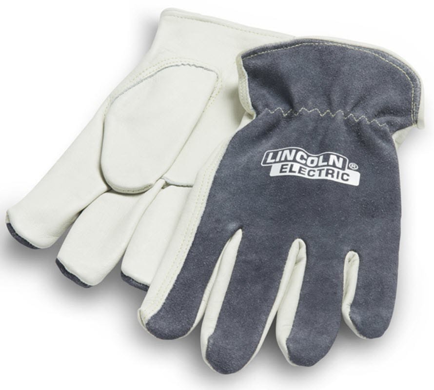 Lincoln Gloves Lincoln Traditional Grey Leather Drivers Gloves K3769