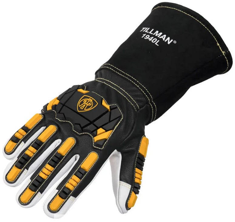 Tillman Gloves Tillman A2 Impact/A4 Cut Resistant MIG Welding & Metal Working Gloves 1940