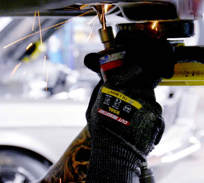 Tillman Gloves Tillman Cut Resistant Gloves - Dotted Micro Foam Nitrile Coated 956