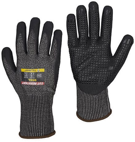 Tillman Gloves Tillman Cut Resistant Gloves - Dotted Micro Foam Nitrile Coated 956
