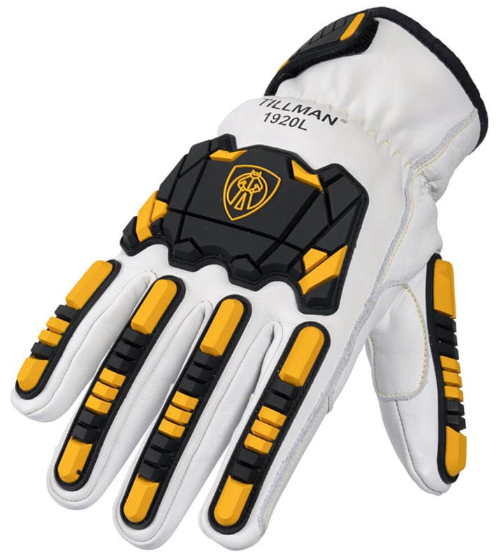 Tillman Gloves Tillman Impact A6 Cut Resistant Drivers Gloves w/Wrist Straps 1920