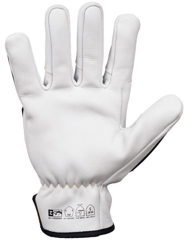 Tillman Gloves Tillman Impact A6 Cut Resistant Drivers Gloves w/Wrist Straps 1920