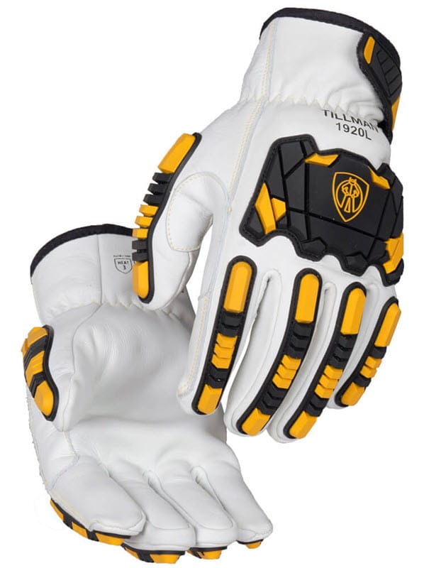 Tillman Impact A6 Cut Resistant Drivers Gloves w/Wrist Straps 1920