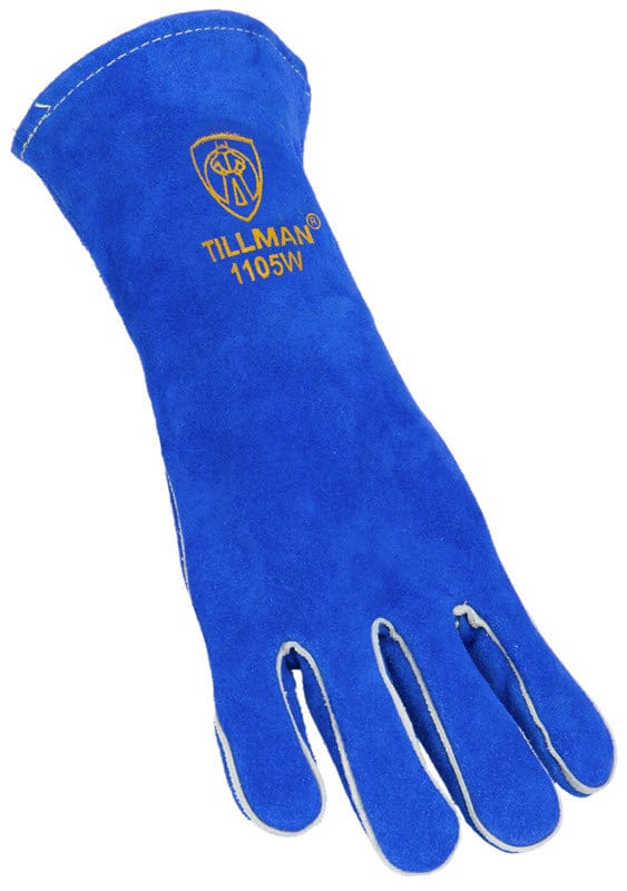 Tillman Gloves Tillman Welding Gloves - "Small Hands" Blue Cowhide 1105W