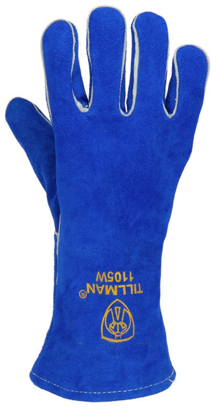 Tillman Gloves Tillman Welding Gloves - "Small Hands" Blue Cowhide 1105W