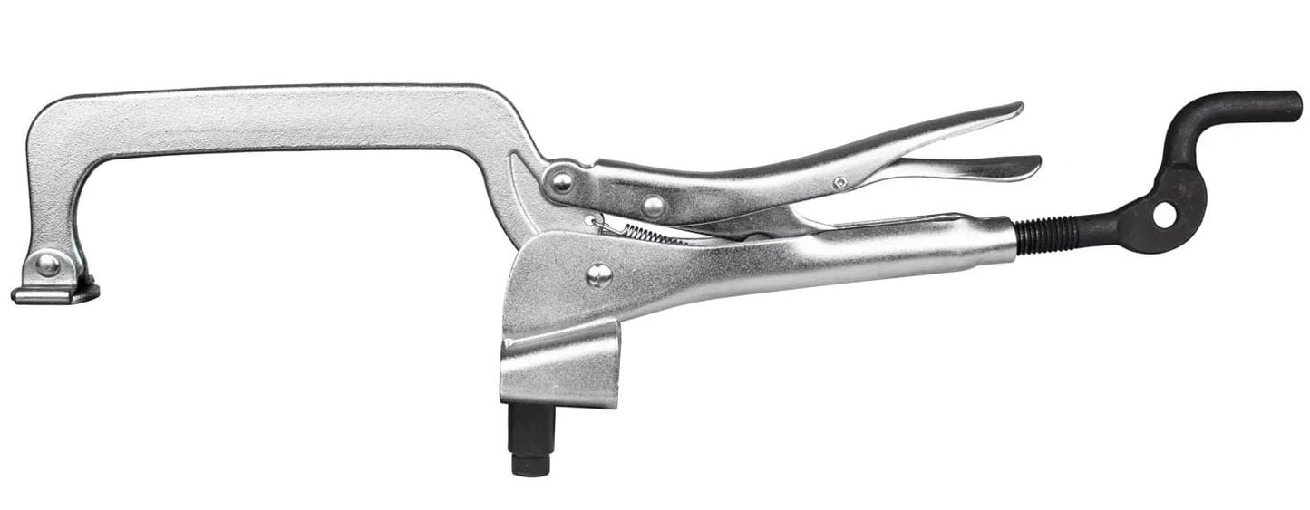 BuildPro locking C-clamp with adjustable screw handle