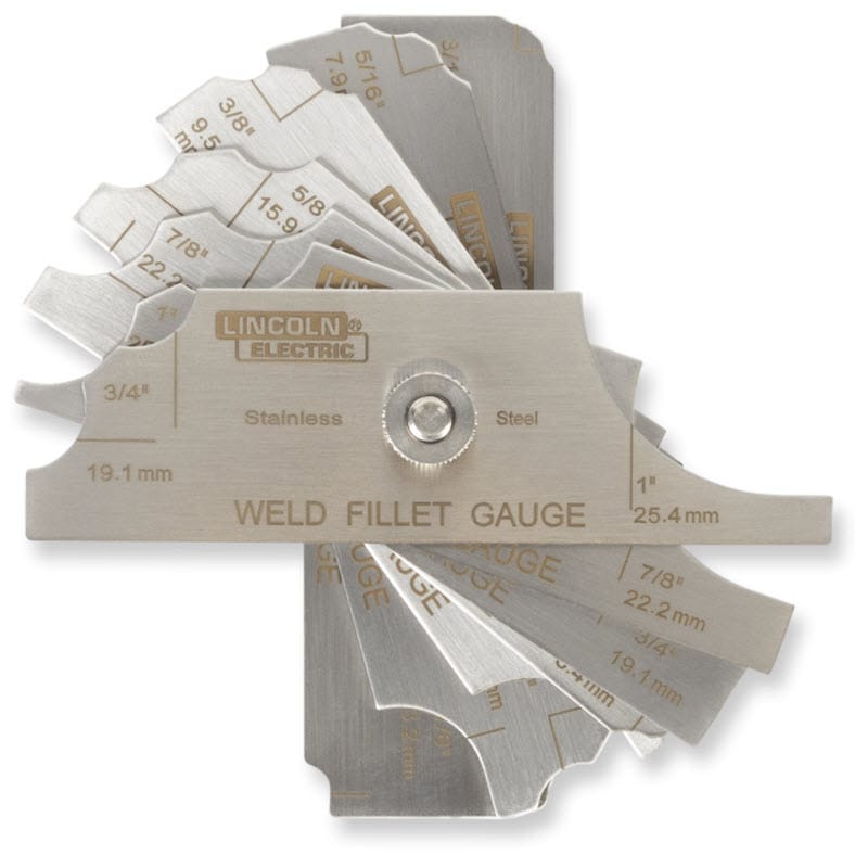 Lincoln Hand Tools Lincoln Weld Fillet Gauge - Stainless Steel K3720-1