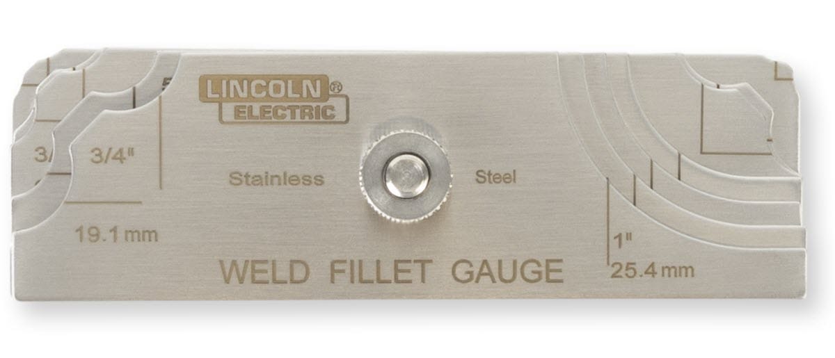 Lincoln Weld Fillet Gauge - Stainless Steel K3720-1