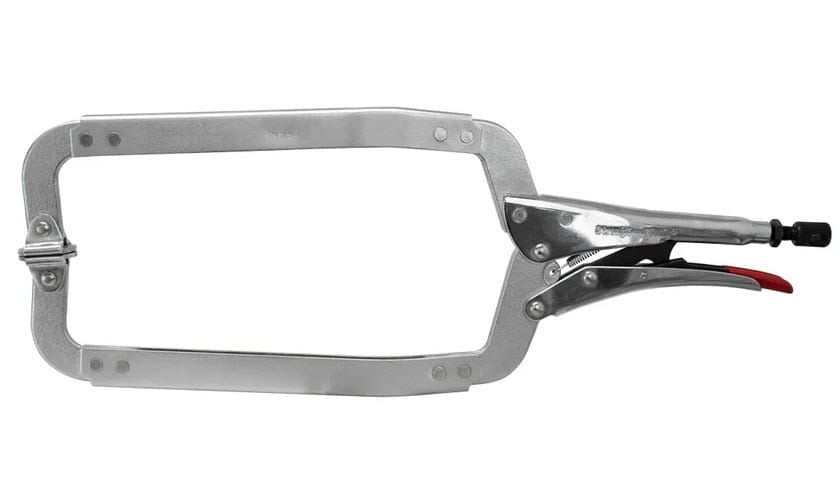 Strong Hand Locking C-Clamp w/Swivel Pads PR18S