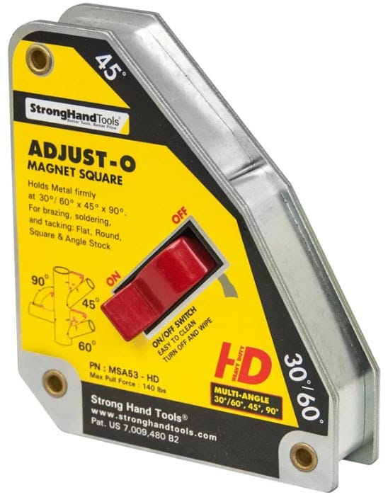 Strong Hand Hand Tools L Strong Hand Welding Magnet - Heavy Duty On/Off