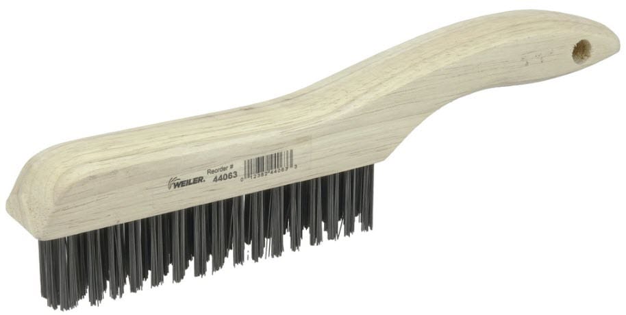 Weiler Scratch Brush - Shoe Handle Carbon Steel 44063