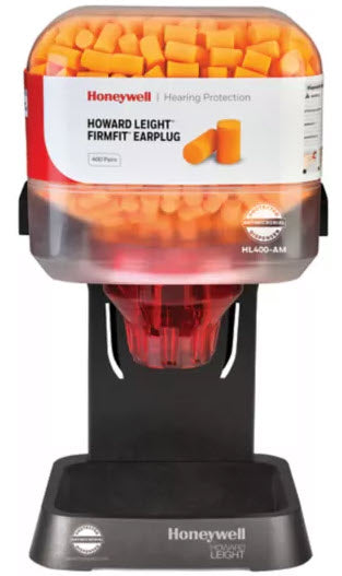 Howard Leight HL400 FirmFit Earplug Dispenser - Antimicrobial Protected