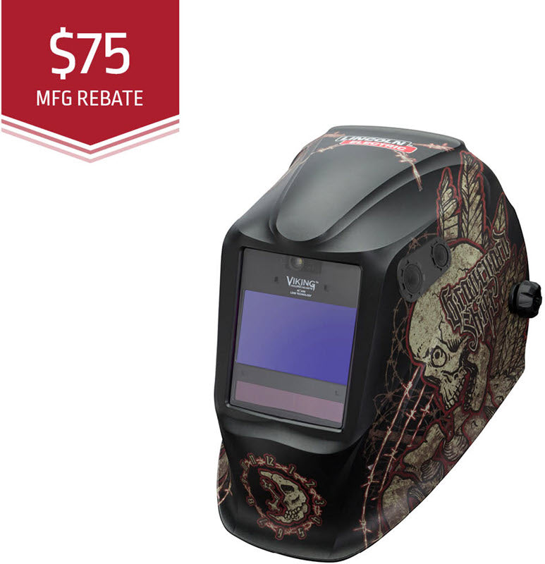 Lincoln Viking 2450 ADV Welding Helmet - Graveyard Shift K3099-5