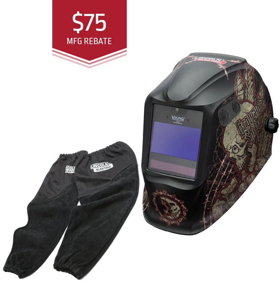 Lincoln Viking 2450 ADV Welding Helmet - Graveyard Shift K3099-5