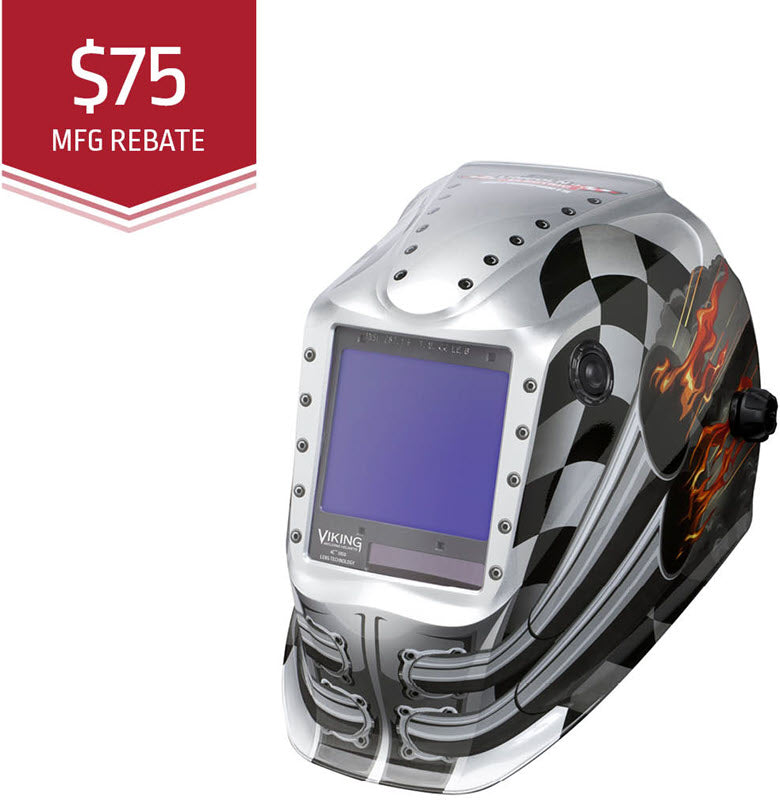 Lincoln Viking 3350 Welding Helmet - Motorhead K3100-4