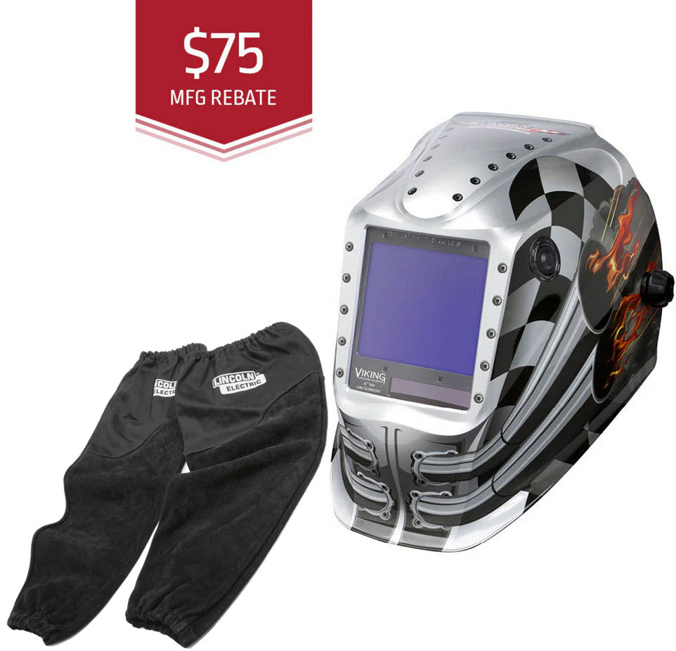 Lincoln Viking 3350 Welding Helmet - Motorhead K3100-4