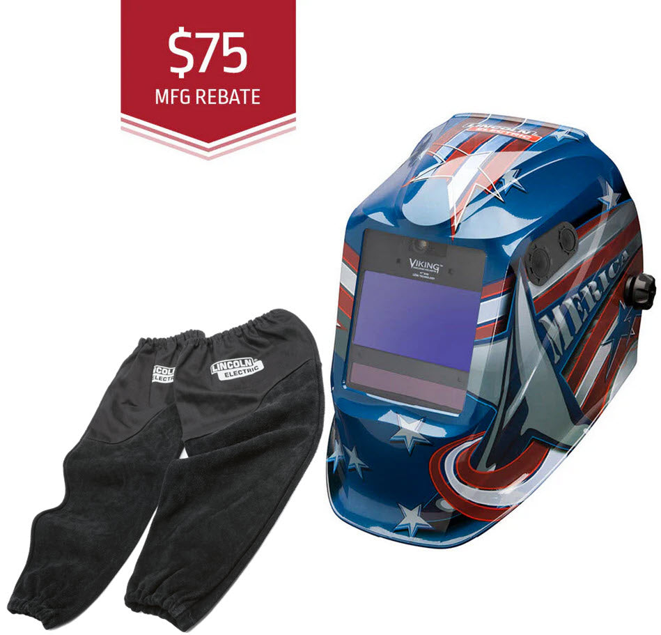 Lincoln Viking 2450 ADV Welding Helmet - All American K3174-5