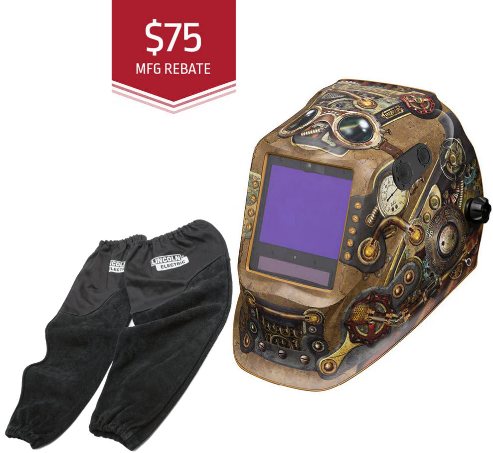 Lincoln Viking 3350 ADV Welding Helmet - Steampunk K3428-5