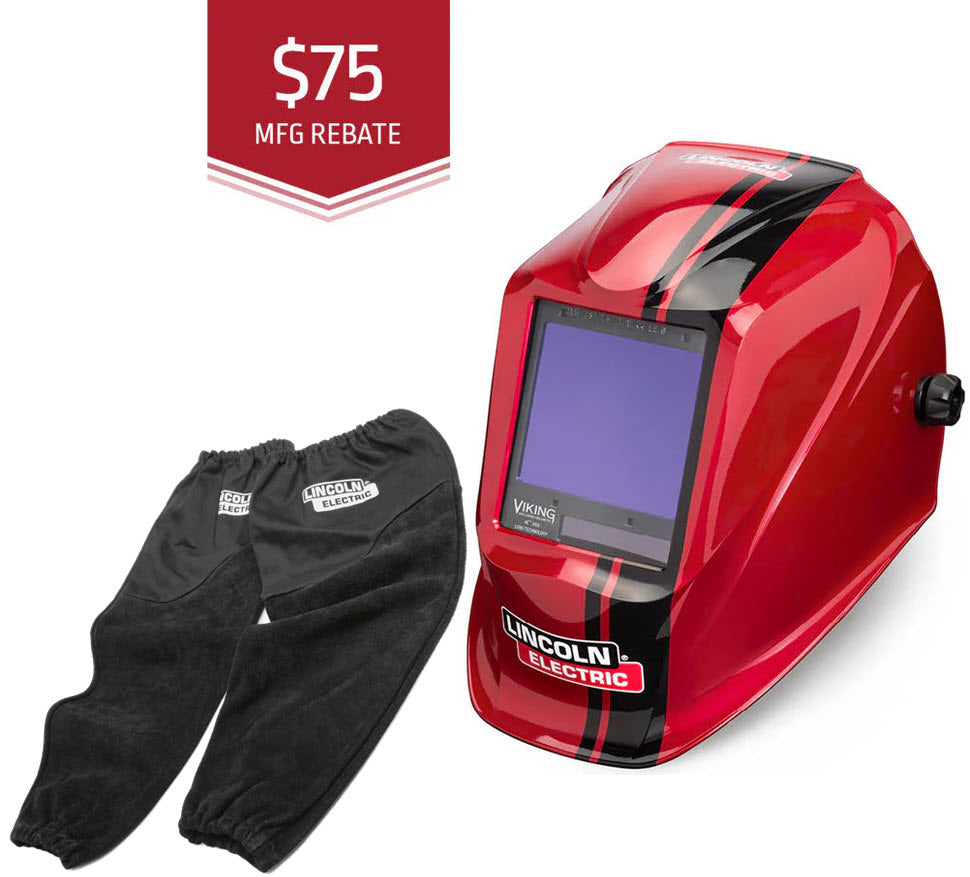 Lincoln Viking 3350 Welding Helmet - Code Red K4034-4