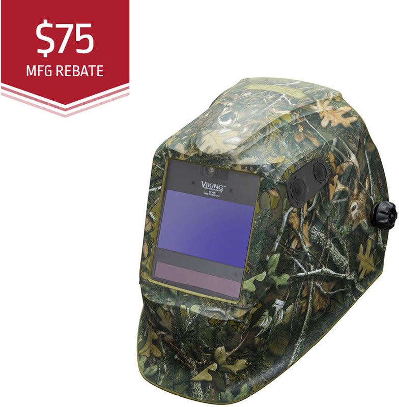 Lincoln Viking 2450 ADV Welding Helmet - White Tail Camo K4411-5