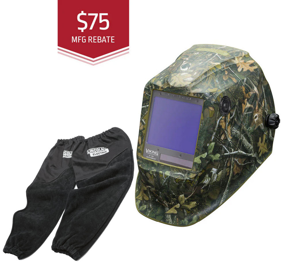 Lincoln Viking 3350 Welding Helmet - White Tail Camo K4412-4