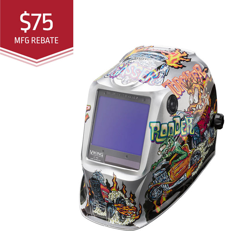 Lincoln Viking 3350 Welding Helmet - Hot Rodders K4440-4