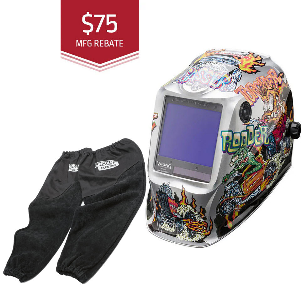 Lincoln Viking 3350 Welding Helmet - Hot Rodders K4440-4