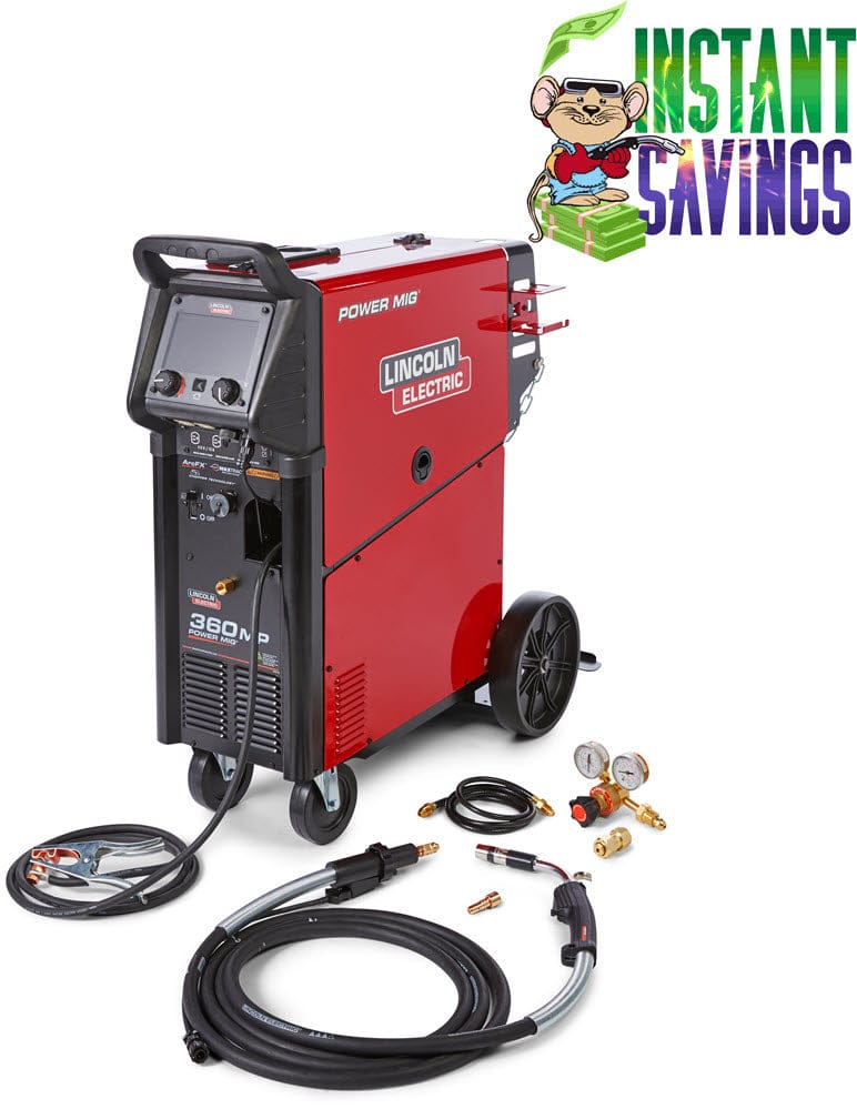 Lincoln Welders Lincoln POWER MIG 360MP Multi-Process Welder (NO INPUT CORD) K4467-2