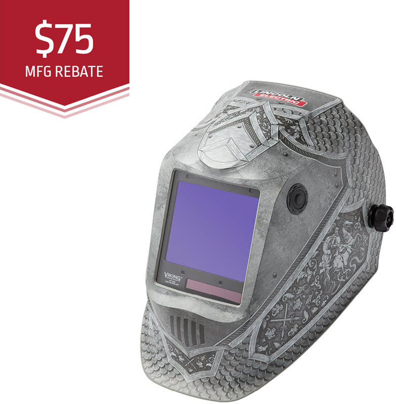 Lincoln Viking 3350 Welding Helmet - Medieval K4671-4