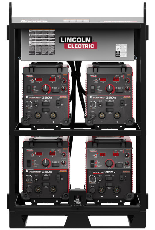 Lincoln 
Flextec 350X PowerConnect 4-Pack Rack K4726-2
