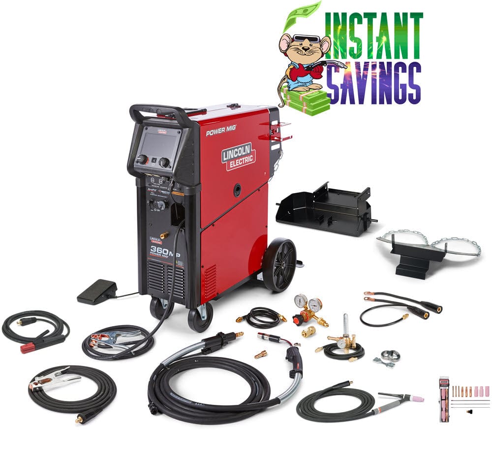 Lincoln Welders Lincoln POWER MIG 360MP Multi-Process Welder Education One-Pak K4778-1
