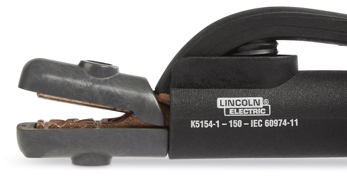 Lincoln Flexible Welding Cable Lead - 2 AWG, 12.5 ft., Twist Mate K5438-2-12-1/2