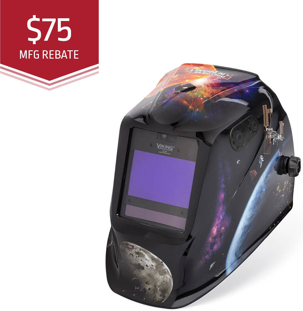 Lincoln Viking 2450 ADV Welding Helmet - Intergalactic K5243-5