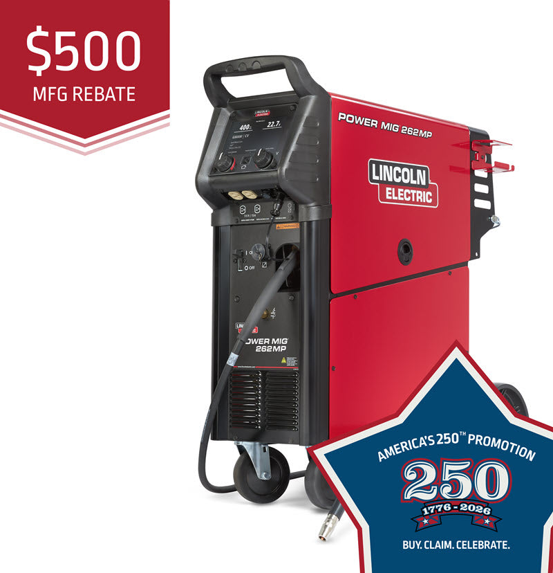 Lincoln POWER MIG 262MP Multi-Process Welder K5376-1